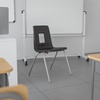 image:imageFlash Furniture Mickey Advantage Black Student Stack School Chair  12inchBlack
