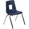 image:imageFlash Furniture Mickey Advantage Black Student Stack School Chair  12inchNavy