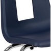 image:imageFlash Furniture Mickey Advantage Black Student Stack School Chair  12inchNavy