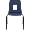 image:imageFlash Furniture Mickey Advantage Black Student Stack School Chair  12inchNavy