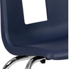 image:imageFlash Furniture Mickey Advantage Black Student Stack School Chair  12inchNavy