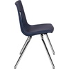 image:imageFlash Furniture Mickey Advantage Black Student Stack School Chair  12inchNavy