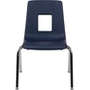 image:imageFlash Furniture Mickey Advantage Black Student Stack School Chair  12inchNavy