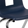 image:imageFlash Furniture Mickey Advantage Black Student Stack School Chair  12inchNavy