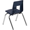 image:imageFlash Furniture Mickey Advantage Black Student Stack School Chair  12inchNavy
