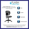 image:imageFlash Furniture MidBack Navy Blue Mesh Swivel Task Office Chair with Back Height AdjustmentGrey