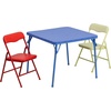 image:imageFlash Furniture Mindy Kids Colorful 3 Piece Folding Table and Chair Set amp Mindy Kids Blue Folding Table