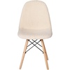 image:imageFlash Furniture Modern Zula Modern Padded Armless Faux Sherpa Accent Chair with Beechwood Legs  OffWhite