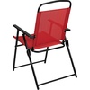 image:imageFlash Furniture Nantucket 6 Piece Red Patio Garden Set with Table Umbrella and 4 Folding Chairs
