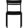 image:imageFlash Furniture Nash Commercial Grade Steel Stack Chair IndoorOutdoor Armless Chair with 2 Slat Back BlackBlack