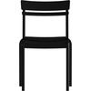 image:imageFlash Furniture Nash Commercial Grade Steel Stack Chair IndoorOutdoor Armless Chair with 2 Slat Back BlackBlack