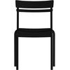 image:imageFlash Furniture Nash Commercial Grade Steel Stack Chair IndoorOutdoor Armless Chair with 2 Slat Back BlackBlack