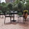 image:imageFlash Furniture Nash Commercial Grade Steel Stack Chair IndoorOutdoor Armless Chair with 2 Slat Back BlackBlack