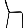 image:imageFlash Furniture Nash Commercial Grade Steel Stack Chair IndoorOutdoor Armless Chair with 2 Slat Back BlackBlack