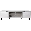 image:imageFlash Furniture Nelson Mid Century Modern TV Stand for up to 60 TVs  Gray Finish  70 Wide  Adjustable Shelves  Open and Closed Storage