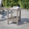image:imageFlash Furniture Newport 2Tier Adirondack Side Table  Recycled HDPE AllWeather Materials  IndoorOutdoor  WhiteBrown