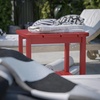 image:imageFlash Furniture Newport 2Tier Adirondack Side Table  Recycled HDPE AllWeather Materials  IndoorOutdoor  WhiteRed