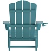 image:imageFlash Furniture Newport Adirondack Chairs with Cup Holders Weather Resistant Poly Resin Adirondack Chairs Set of 2 RedBlue