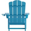 image:imageFlash Furniture Newport Adirondack Chairs with Cup Holders Weather Resistant Poly Resin Adirondack Chairs Set of 2 RedBlue