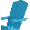 image:imageFlash Furniture Newport Adirondack Chairs with Cup Holders Weather Resistant Poly Resin Adirondack Chairs Set of 2 RedBlue