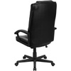 image:imageFlash Furniture Nora High Back Black LeatherSoft Executive Swivel Office Chair with Arms