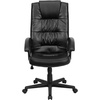 image:imageFlash Furniture Nora High Back Black LeatherSoft Executive Swivel Office Chair with Arms