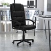 image:imageFlash Furniture Nora High Back Black LeatherSoft Executive Swivel Office Chair with Arms