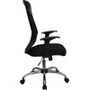 image:imageFlash Furniture Noreen High Back Black Mesh Executive Swivel Office Chair with Arms
