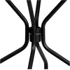 image:imageFlash Furniture Oia Commercial Grade 3525 Round Black IndoorOutdoor Steel Patio Table with Umbrella HoleBlack