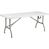 image:imageFlash Furniture Otis 8x8 White Pop Up Event Canopy Tent with Carry Bag and 6Foot BiFold Folding Table with Carrying Handle  Tailgate Tent SetWhite