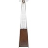 image:imageFlash Furniture Outdoor Patio Heater with Wheels  Bronze  42000 BTU  75 Feet Tall  Stainless Steel  For Residential and Commercial Use 90 High BronzeBronze