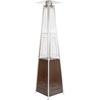 image:imageFlash Furniture Outdoor Patio Heater with Wheels  Bronze  42000 BTU  75 Feet Tall  Stainless Steel  For Residential and Commercial Use 90 High BronzeBronze