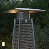image:imageFlash Furniture Outdoor Patio Heater with Wheels  Bronze  42000 BTU  75 Feet Tall  Stainless Steel  For Residential and Commercial Use 90 High BronzeSlate Gray