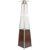 image:imageFlash Furniture Outdoor Patio Heater with Wheels  Silver  42000 BTU  75 Feet Tall  Stainless Steel  For Residential and Commercial UseBronze