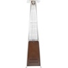image:imageFlash Furniture Outdoor Patio Heater with Wheels  Silver  42000 BTU  75 Feet Tall  Stainless Steel  For Residential and Commercial UseBronze