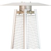 image:imageFlash Furniture Outdoor Patio Heater with Wheels  Silver  42000 BTU  75 Feet Tall  Stainless Steel  For Residential and Commercial UseBronze