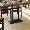 image:imageFlash Furniture Palis 27 x 15 IndoorOutdoor Dining Height Double Column Table Base Cast Iron Base with Steel Columns Black  Fits 30 x 48 Table TopsBlack
