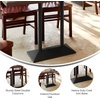 image:imageFlash Furniture Palis 27 x 15 IndoorOutdoor Dining Height Double Column Table Base Cast Iron Base with Steel Columns Black  Fits 30 x 48 Table TopsBlack