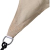 image:imageFlash Furniture Palmetto Triangle Sun Sail Canopy Recycled HDPE with Reinforced Edges Stainless Steel D Rings Included 5 FT Nylon Attachment Ropes 12 FT Sand