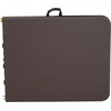 image:imageFlash Furniture Park Commercial Grade 6Foot BiFold Brown Rattan Plastic Folding TableBrown
