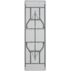 image:imageFlash Furniture Park Commercial Grade 6Foot BiFold Brown Rattan Plastic Folding TableGranite White