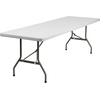 image:imageFlash Furniture Park Commercial Grade 6Foot BiFold Brown Rattan Plastic Folding TableGranite White