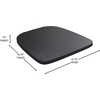 image:imageFlash Furniture Perry Set of 4 Poly Resin Wood Seat  Mint Polystyrene  Rounded Edges for Comfort  For Colorful Metal Chairs and Stools  IndoorOutdoorBlack