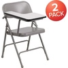 image:imageFlash Furniture Ralph Premium Steel Folding Chair with Right Handed Tablet ArmSet of 2
