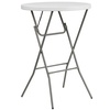image:imageFlash Furniture Round Plastic Bar Height Folding Tables for Parties and Events 315 DiameterFolding Table  Folding Table  26Foot