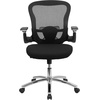 image:imageFlash Furniture Sam MidBack Black Mesh Executive Swivel Ergonomic Office Chair with Height Adjustable FlipUp Arms
