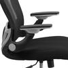 image:imageFlash Furniture Sam MidBack Black Mesh Executive Swivel Ergonomic Office Chair with Height Adjustable FlipUp Arms