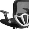image:imageFlash Furniture Sam MidBack Black Mesh Executive Swivel Ergonomic Office Chair with Height Adjustable FlipUp Arms