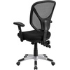 image:imageFlash Furniture Sam MidBack Black Mesh Multifunction Swivel Ergonomic Task Office Chair with Adjustable Arms