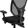 image:imageFlash Furniture Sam MidBack Black Mesh Multifunction Swivel Ergonomic Task Office Chair with Adjustable Arms